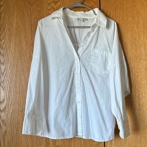 HYFVE White Men's Casual Button-Down Shirt